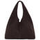 Mango suede shopper donkerbruin