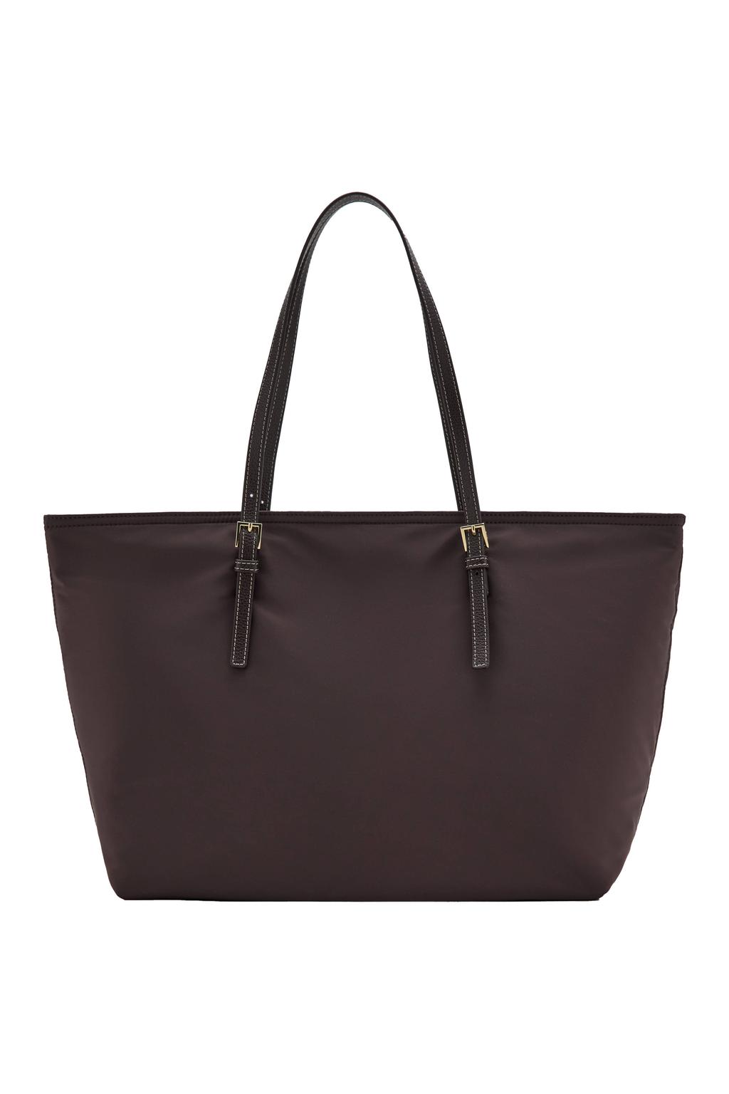 Mango shopper donkerbruin