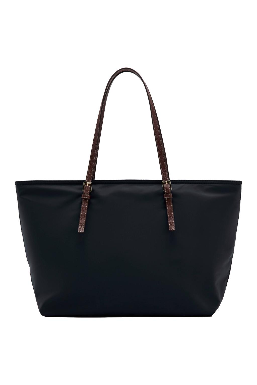 Mango shopper zwart
