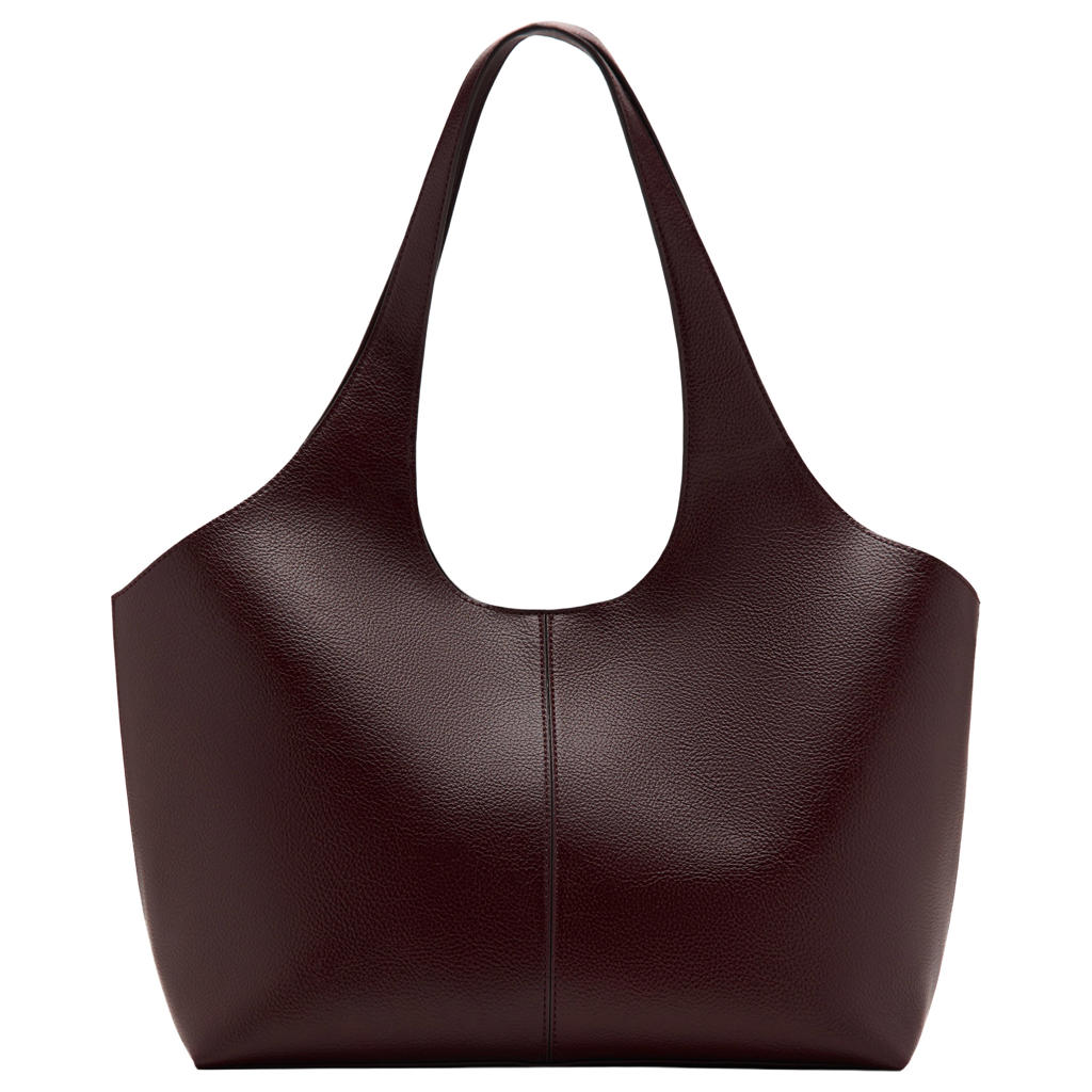 Mango shopper donkerrood