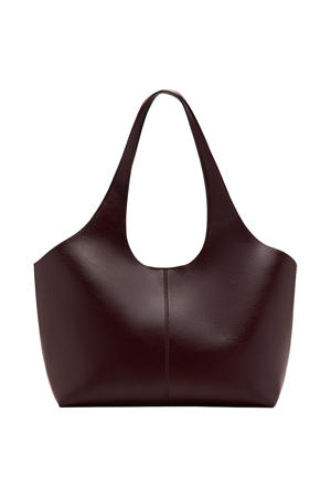 shopper donkerrood