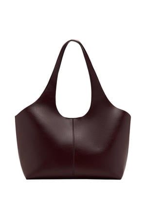 shopper donkerrood