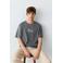 MANGO TEEN T-shirt met print - grijs