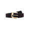 Mango suede riem donkerbruin