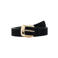 Mango suede riem zwart