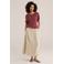 WE Fashion gebreide top - oudroze