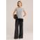 WE Fashion gebreide top - lichtgrijs