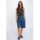 Morgan denim short - donkerblauw