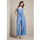 LOLALIZA jumpsuit met ceintuur - blauw