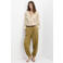 Mango gebloemde blouse met ruches - lichtgeel