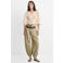 Mango gebloemde top met open rug - ecru