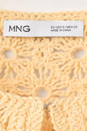 thumbnail: Mango gehaakte top - geel