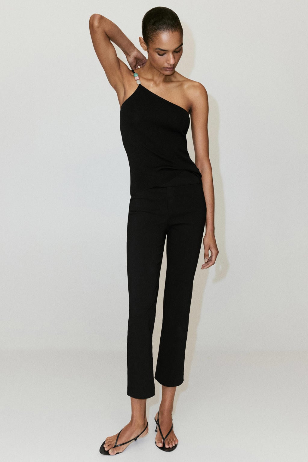 Mango top - zwart