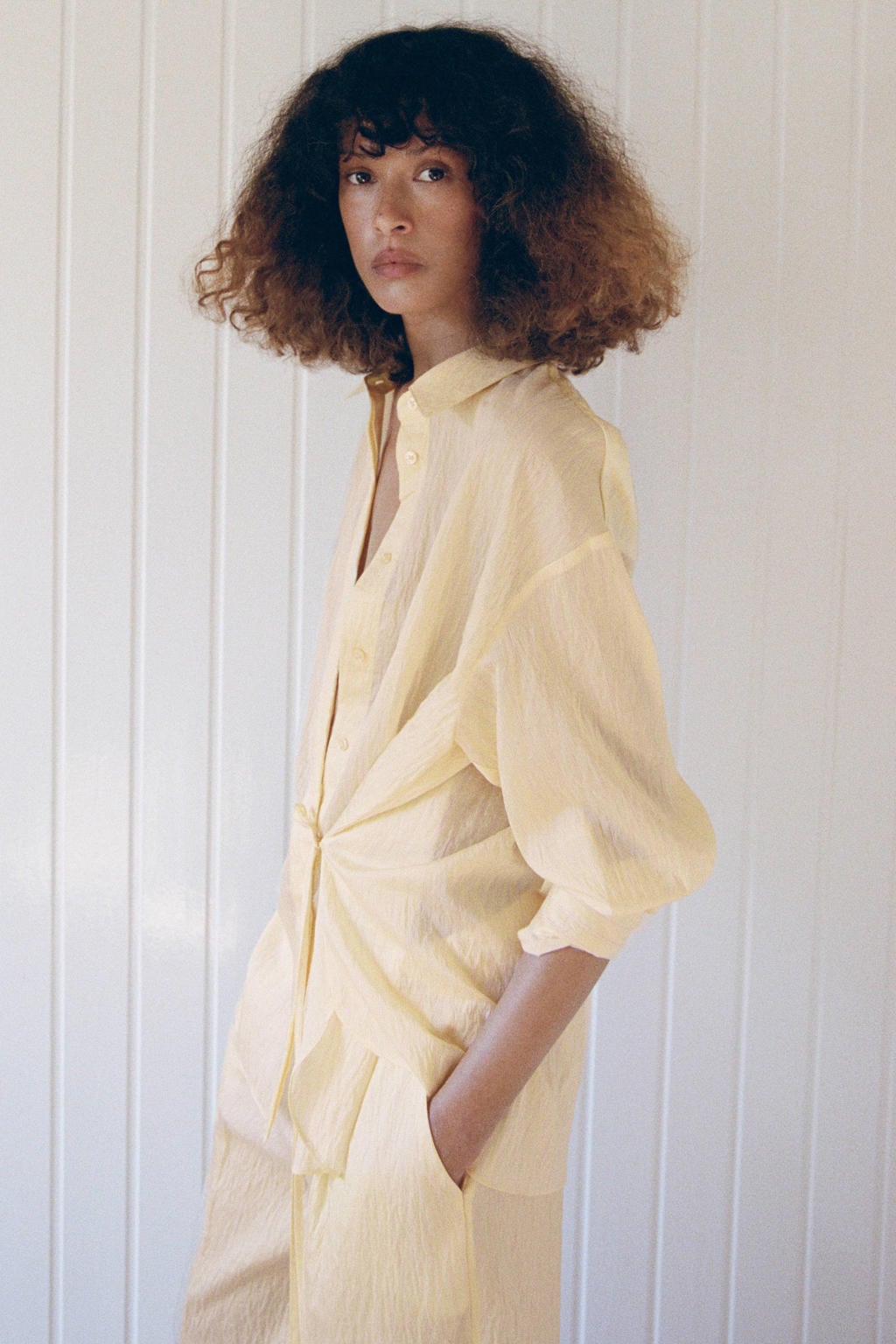 Mango blouse - geel