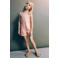 Mango Kids gestreepte playsuit - roze