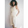 Mango jumpsuit met linnen - ecru