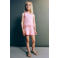 Mango Kids casual gestreepte gebreide short - roze