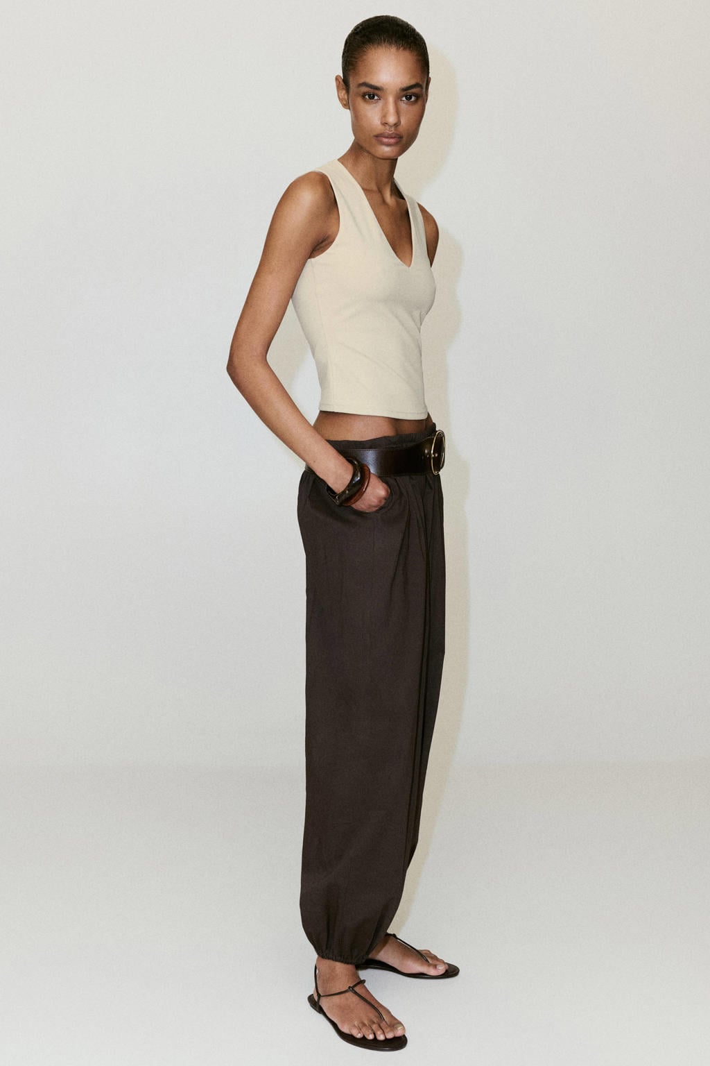 Mango top - beige