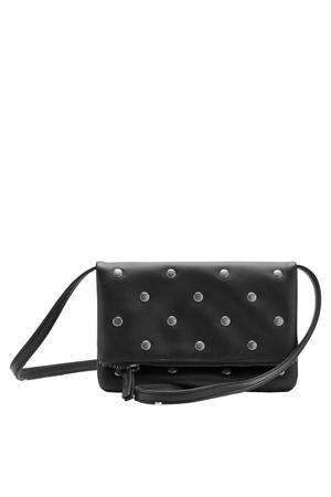 tas met studs - zwart