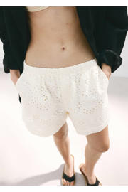 thumbnail: Mango regular fit casual short - ecru