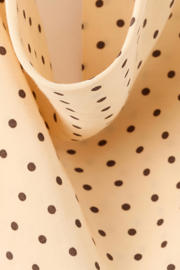 thumbnail: Mango halter mini jurk met stippen - geel
