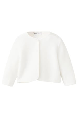 gebreid vest - wit