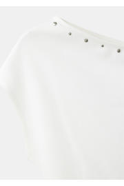 thumbnail: Mango top met studs - wit
