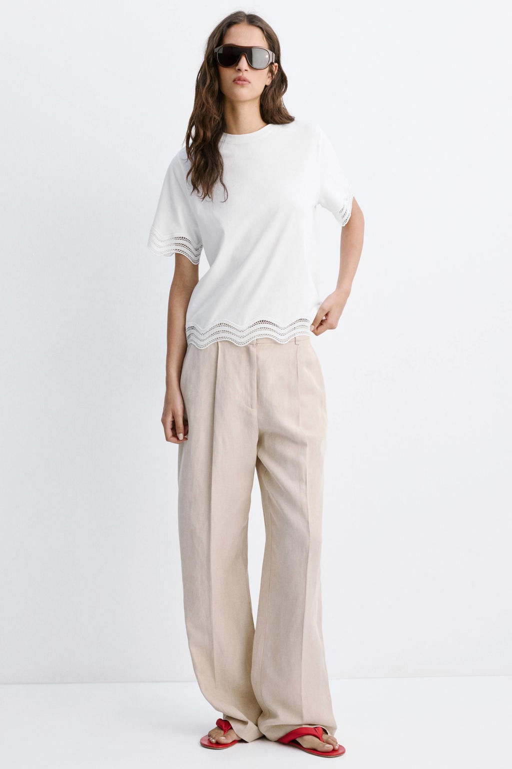 Mango T-shirt - wit
