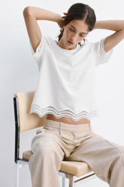 thumbnail: Mango T-shirt - wit