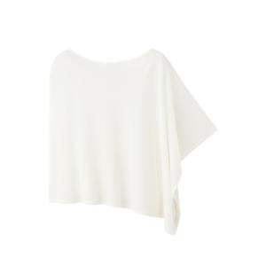 semi-transparante top - ecru