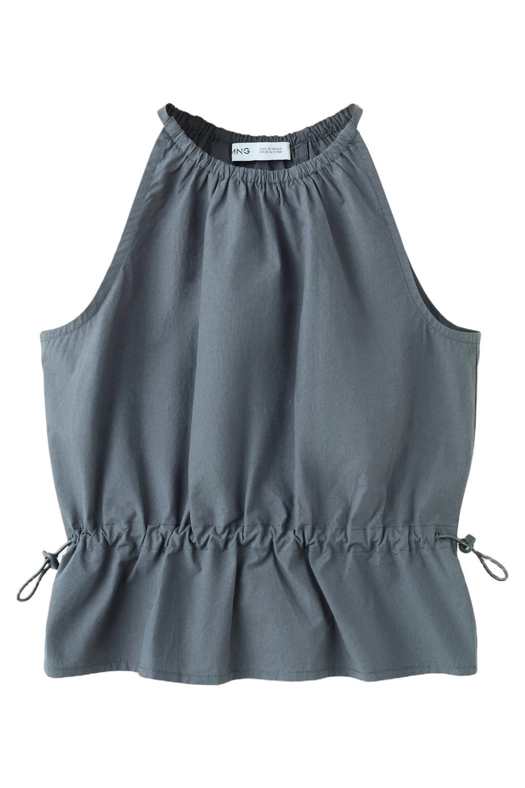 Mango Kids haltertop - antraciet