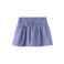 Mango Kids gestreepte korte rok met smockwerk - blauw