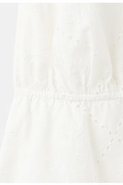 thumbnail: Mango halter broderie jurk - wit