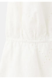 thumbnail: Mango halter broderie jurk - wit