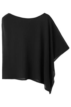 top - zwart