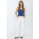 MANGO TEEN strapless top met smockwerk - marineblauw