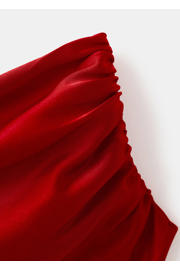 thumbnail: Mango one shoulder midi jurk - rood