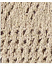 thumbnail: Mango low waist regular fit gehaakte strandshort met ceintuur - zand