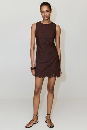 mini jurk - bruin