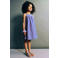 Mango Kids gestreepte korte zomerjurk - blauw