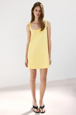 mini jurk - geel