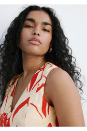 thumbnail: Mango gebloemde maxi jurk Plus Size - rood
