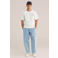 WE Fashion relaxed fit T-shirt met print - ecru