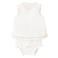 Mango Kids korte jurk met borduursels - wit