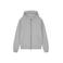 Croyez sweatvest met backprint - light grey