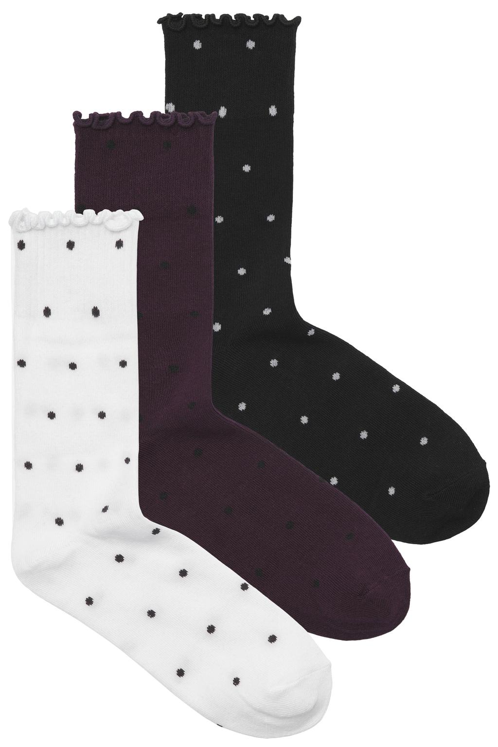JJXX sokken JXPOLLY - set van 3 multi