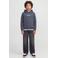 JACK & JONES JUNIOR hoodie met logo - grijsblauw