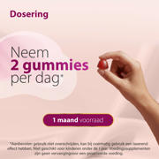 thumbnail: Davitamon Beauty gummies framboos - 60 stuks