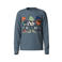 NAME IT KIDS rechtvallende longsleeve met print - blauw