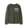 NAME IT KIDS longsleeve met backprint - donkergroen